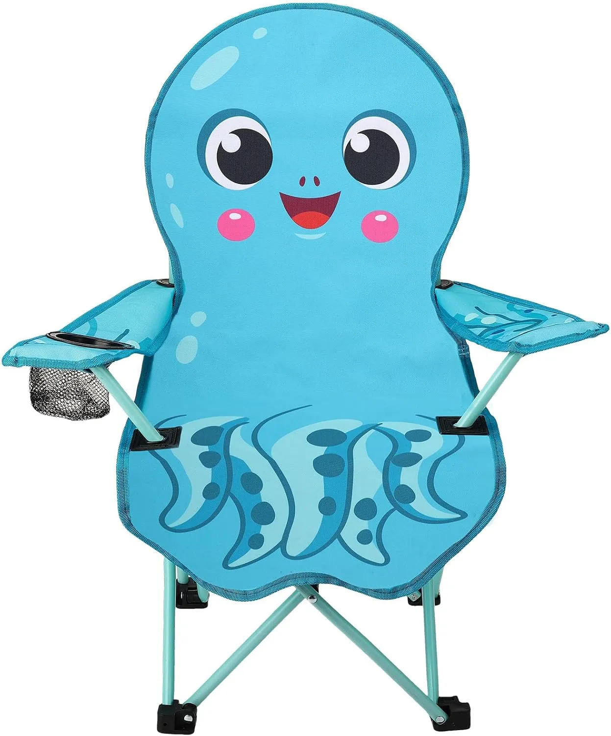 KABOER Kids Outdoor Folding Lawn and Camping Chair with Cup Holder and Carrying Bag, Children's Camping Chairs