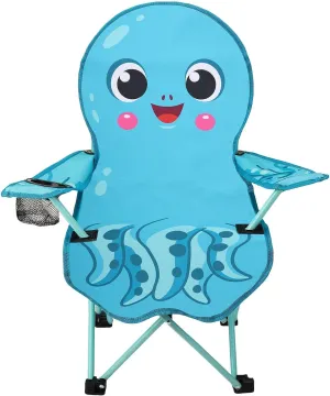 KABOER Kids Outdoor Folding Lawn and Camping Chair with Cup Holder and Carrying Bag, Children's Camping Chairs