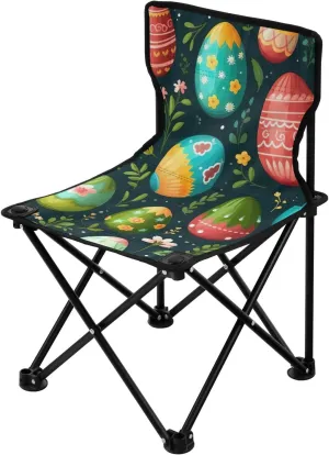 Kigai Folding Camping Chair Heavy Duty Chair Ultralight Compact Portable Beach Chair for Outdoor Camp, Hiking, Travel, Beach, Sporting Event and Picnic, Feather Pattern
