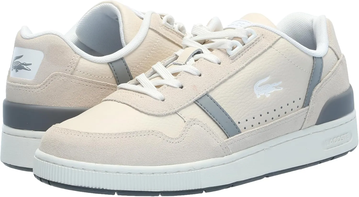 Lacoste Men's T-Clip 124 6 SMA Sneaker