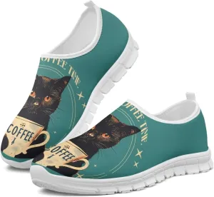 Ladies Walking Shoes Lightweight Tennis Sneakers Casual Mesh Slip On Athletic Breathable Running Shoes