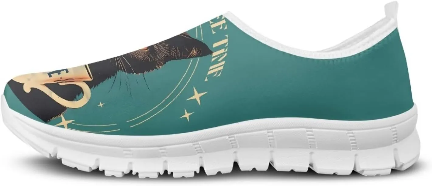 Ladies Walking Shoes Lightweight Tennis Sneakers Casual Mesh Slip On Athletic Breathable Running Shoes