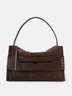 Loafer large suede tote bag