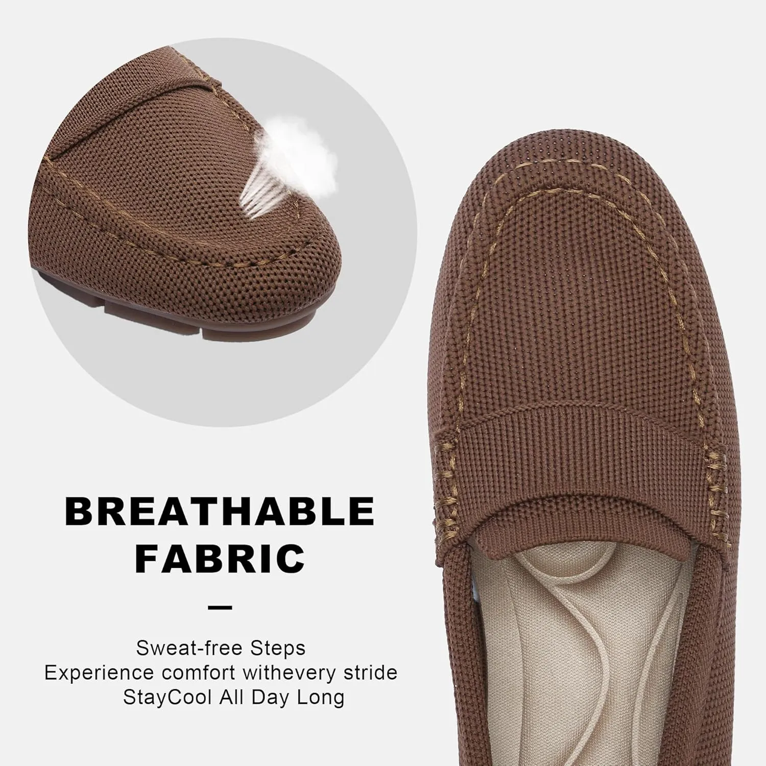 Loafer Shoes for Women Comfortable Casual Women's Loafer Shoes Flat Shoes