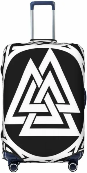 Luggage Cover For Travel Vikings Norse Mythology– Scratch-Resistant Ideal For Travel 20-28 Inch.