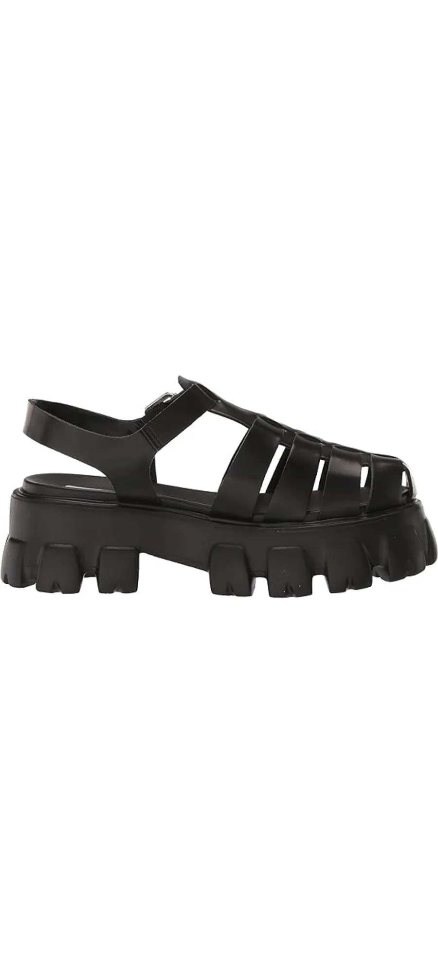 Madden Heel Block Black Ankle Platform Chunky Strap Echo Steve Fisherman Fast dispatch Sandals Worldwide delivery