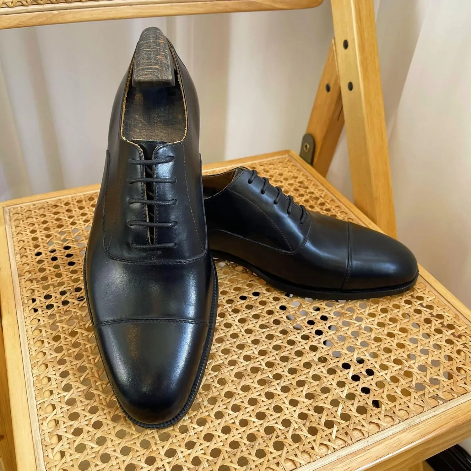 Men Oxford Superior Flexural Leather Fashion Dress Shoes Business Casual Derby Shoe Gentlemen Shoes