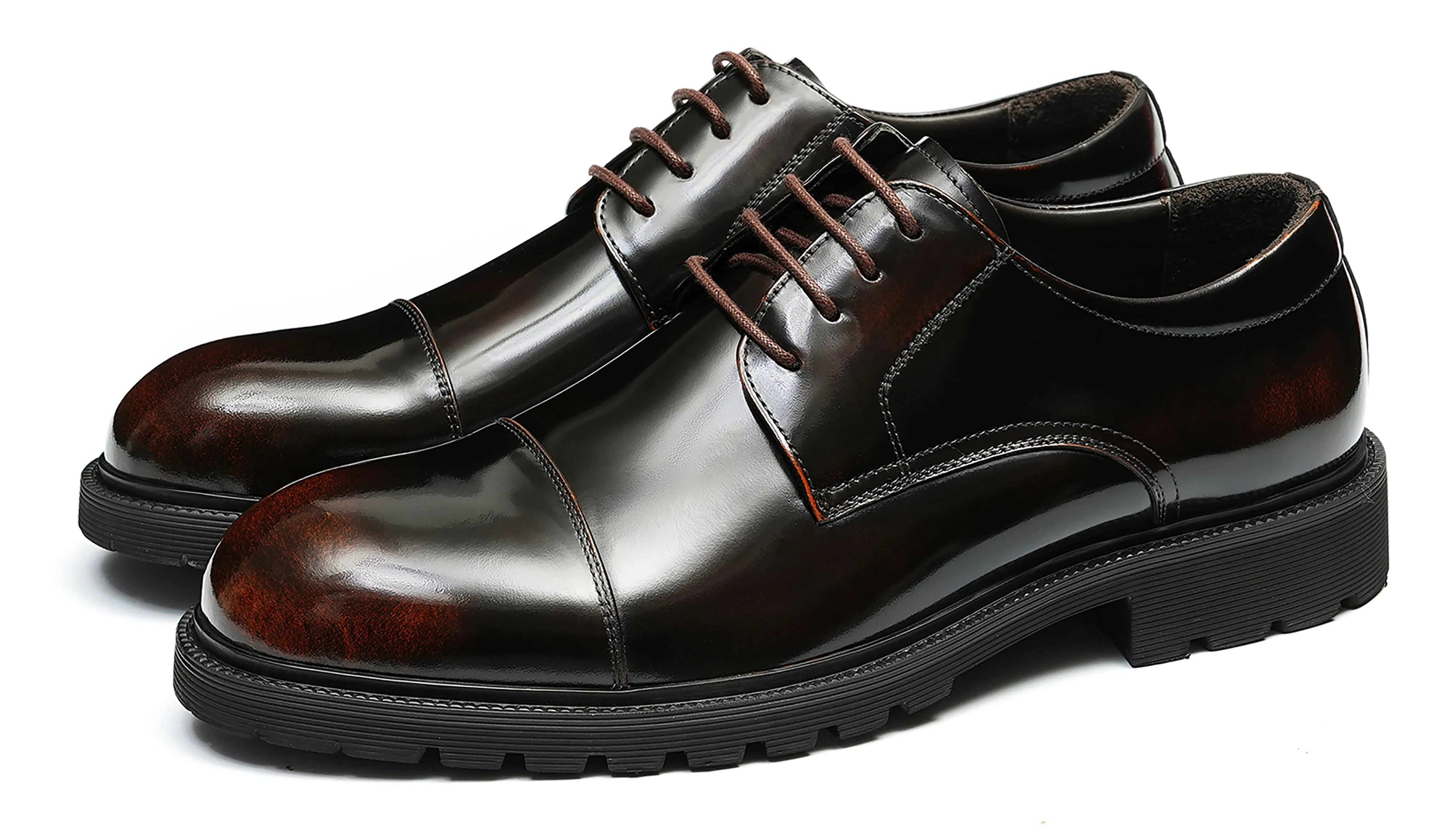 Men's Dress Formal Cap Toe Derby