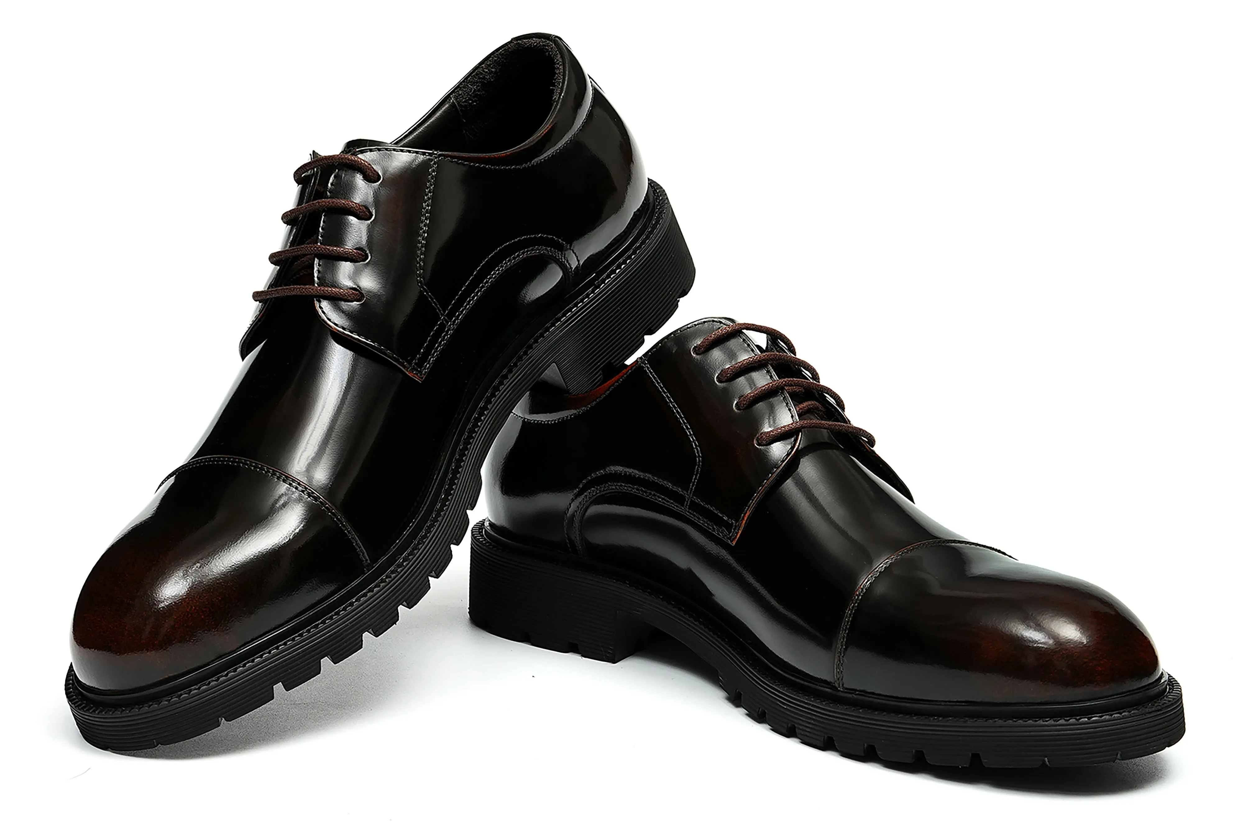 Men's Dress Formal Cap Toe Derby