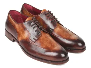Men's Dual Tone Brown Derby Shoes
