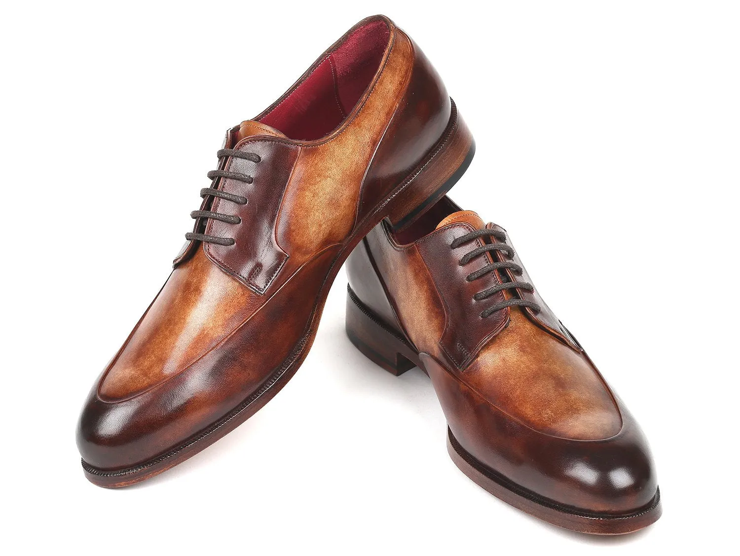 Men's Dual Tone Brown Derby Shoes
