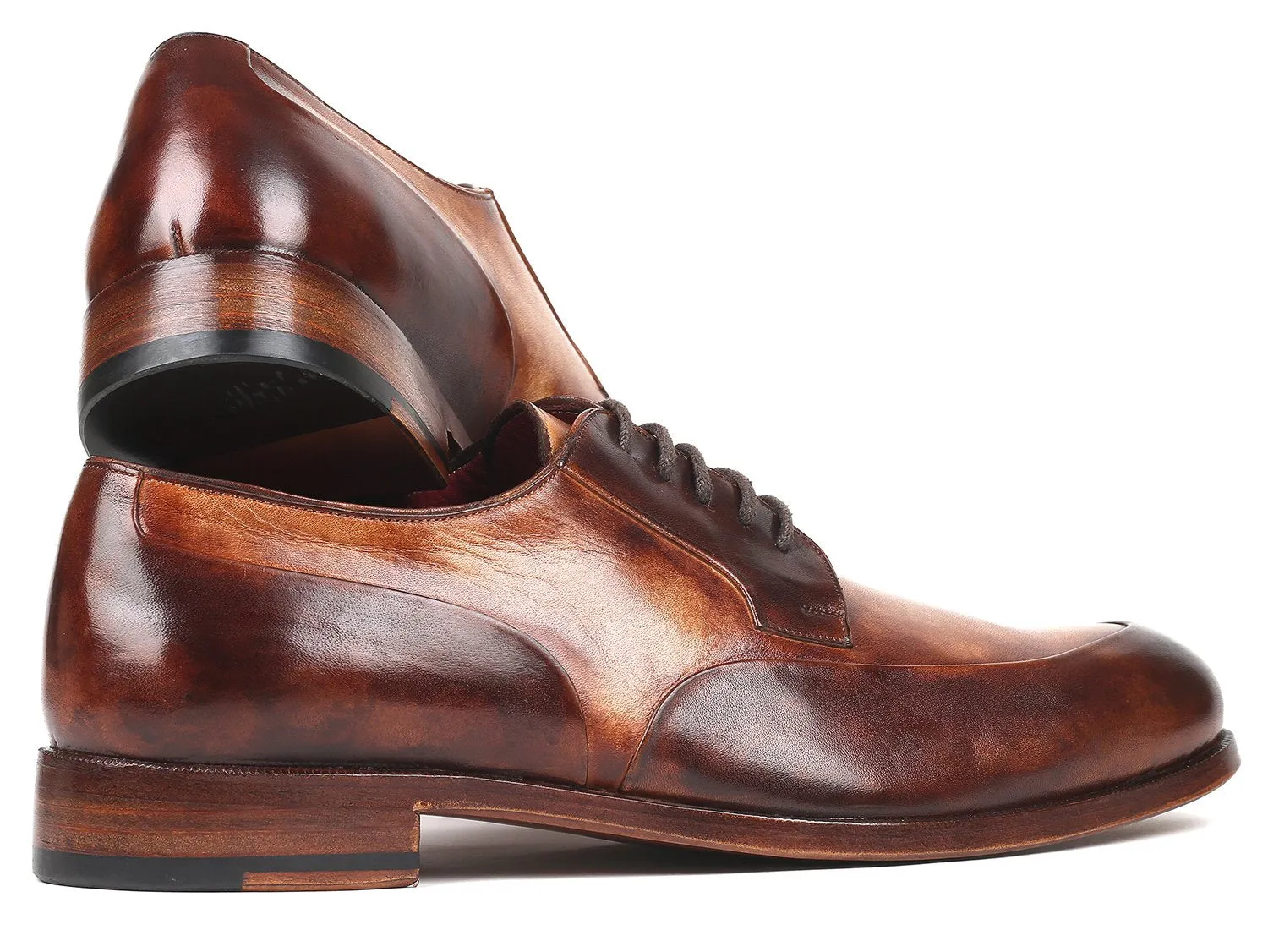 Men's Dual Tone Brown Derby Shoes