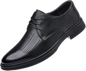 Men's Formal Business Leather Oxfords Men Office Wedding Comfortable Modern Derby