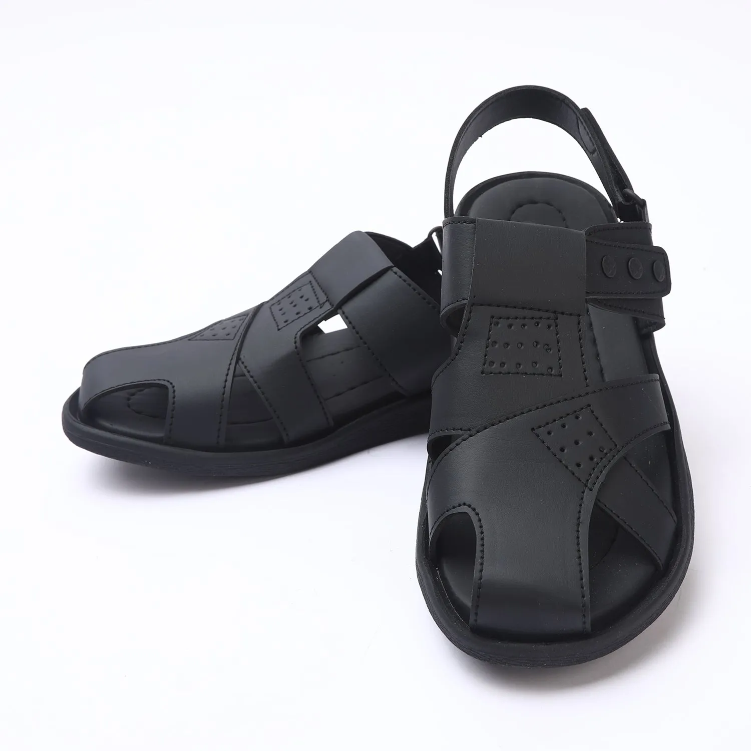 Men's Roman Sandal - Black