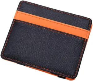 Mens Wallets Leather Men Wallets Small Wallet Men Coin Bag Drawstring Short Male Wallet Oxford Fabric Card Holder Purse (Color : Black 1) (Blue)