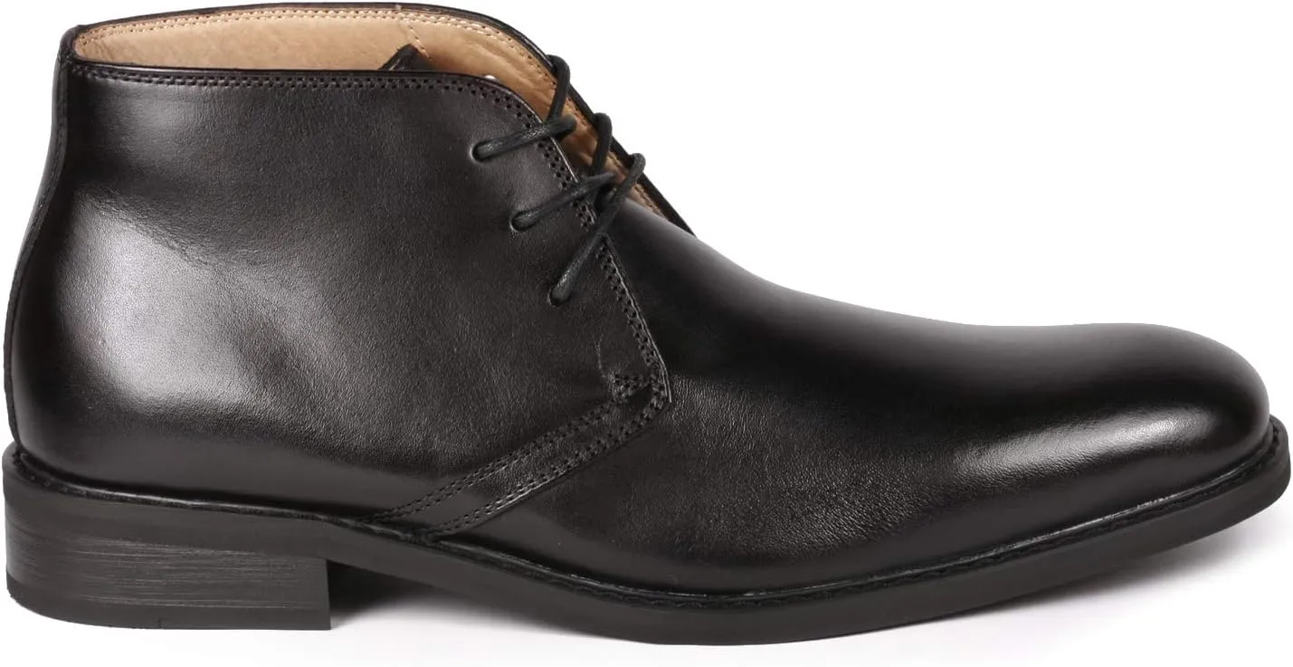Metrocharm ML-1002 Genuine Leather Men's Lace up Oxford Dress Boots