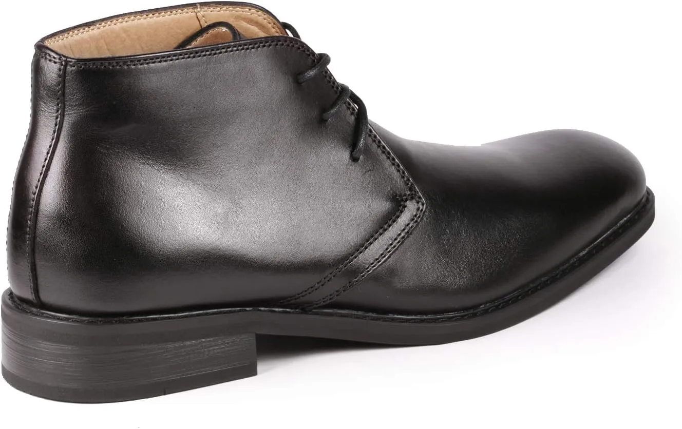 Metrocharm ML-1002 Genuine Leather Men's Lace up Oxford Dress Boots