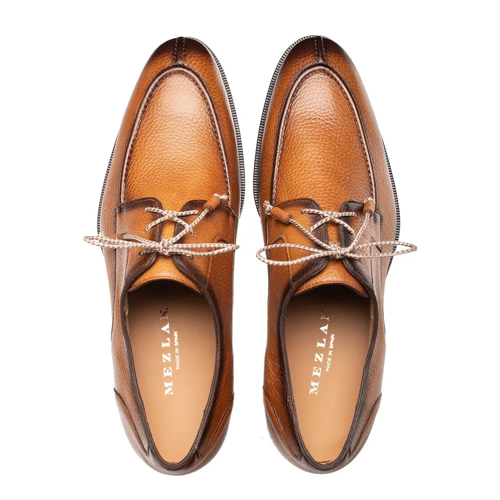 Mezlan Fratello 20937 Men's Shoes Cognac Deer-Skin Leather Derby Split-Toe (MZ3648)