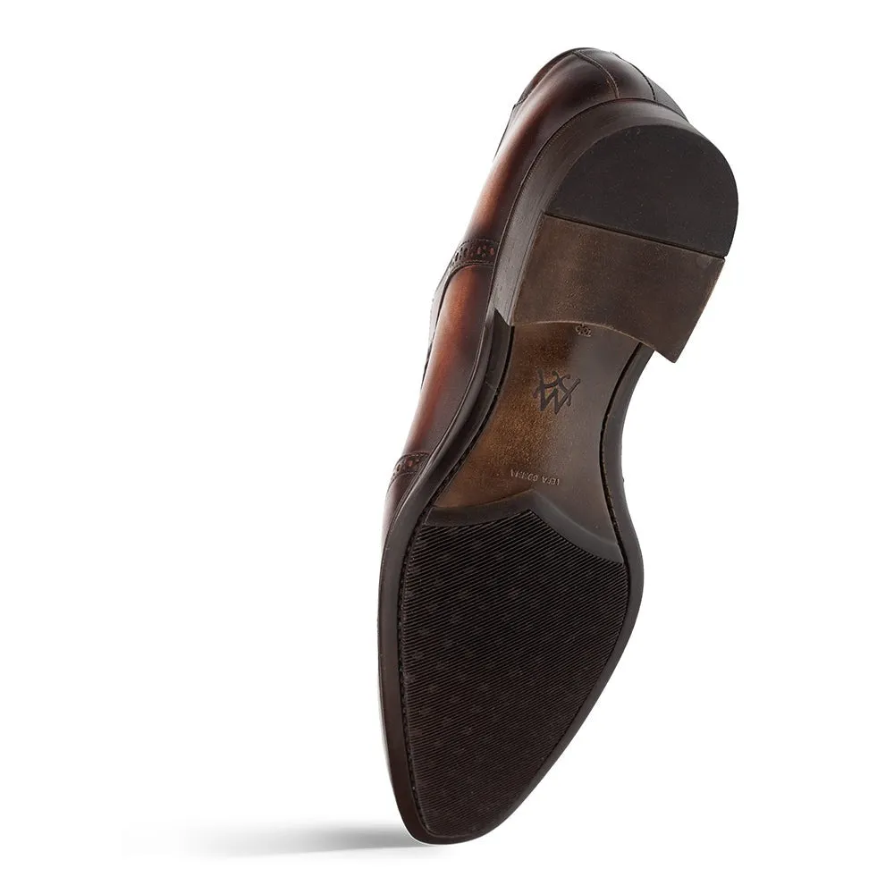 Mezlan Tasso 21315 Men's Shoes Calf-Skin Leather Two-Tone Derby (MZ3754)