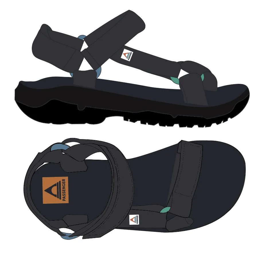 Monterey Roam Sandal - Black