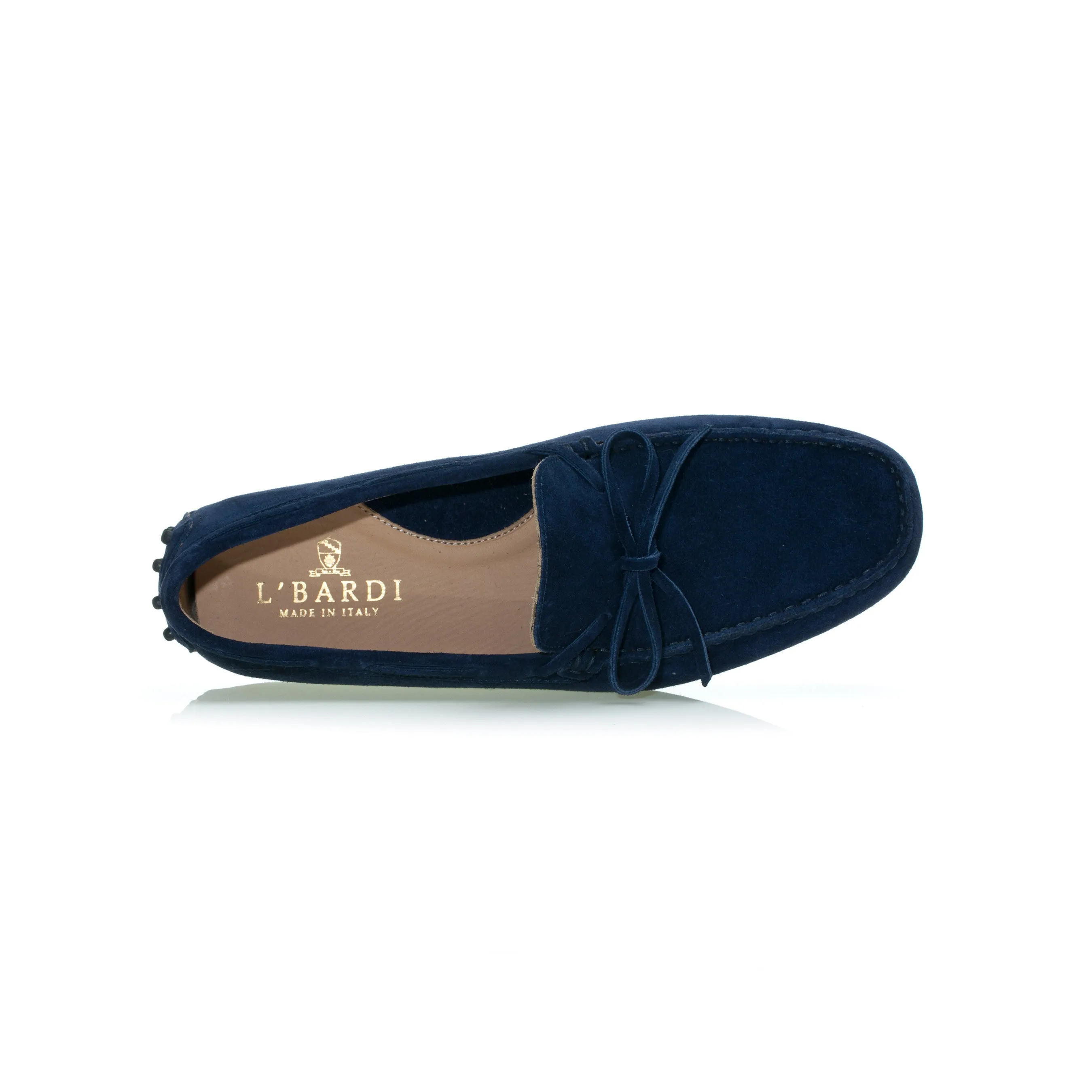 Navy Suede