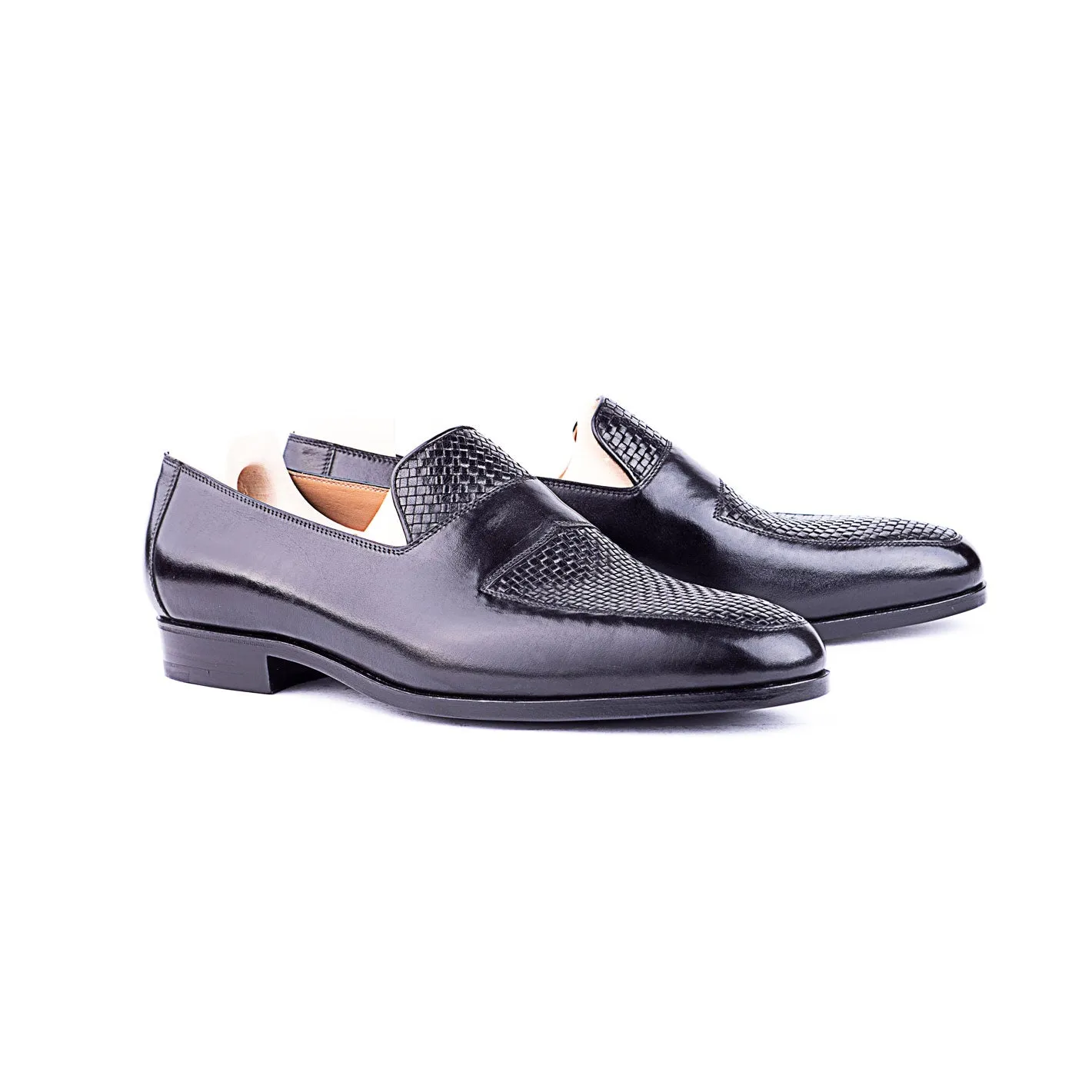 Norwegian Loafer with mesh apron and tongue