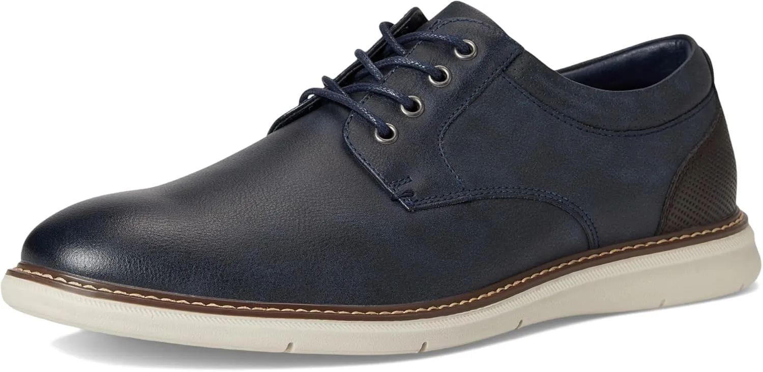Nunn Bush Men's Chase 2.0 Casual Plain Toe Oxford Contemporary Lace-up