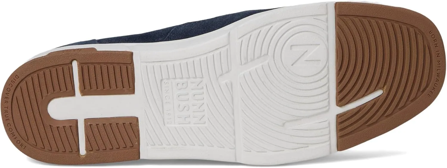 Nunn Bush Men's Luca Moccasin Toe Venetian Suede Slip-on Lightweight Comfortable Loafers