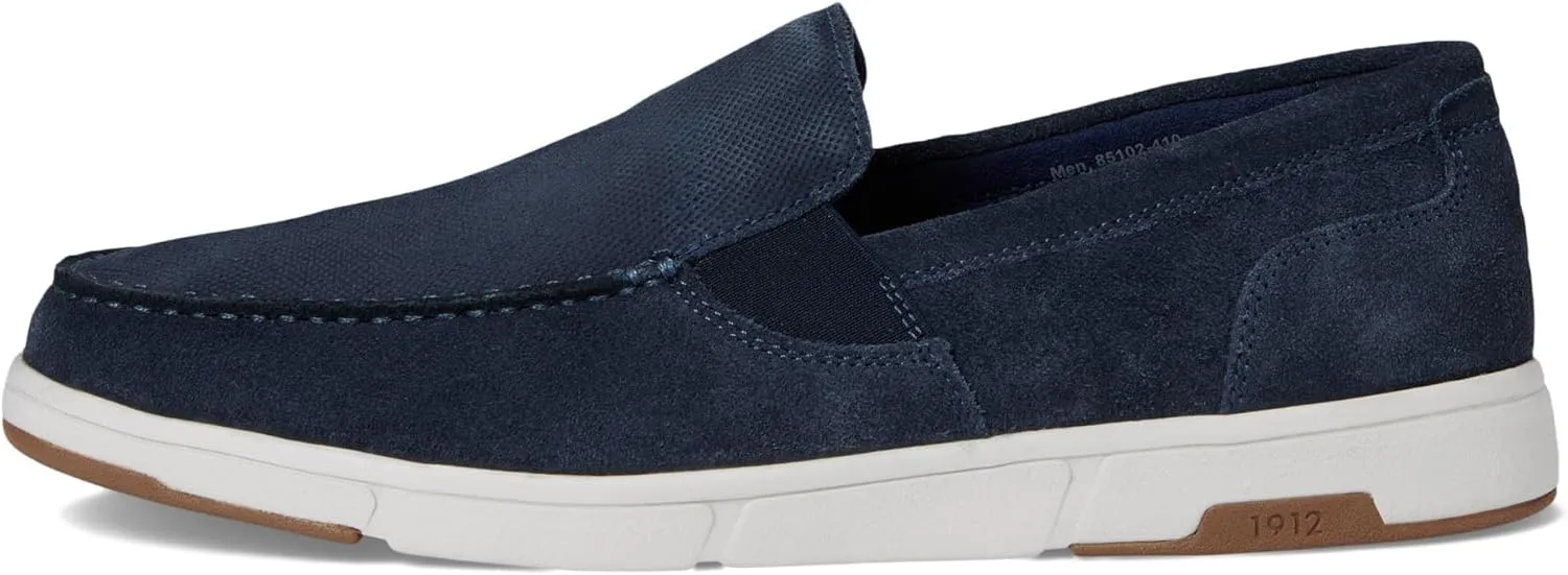 Nunn Bush Men's Luca Moccasin Toe Venetian Suede Slip-on Lightweight Comfortable Loafers