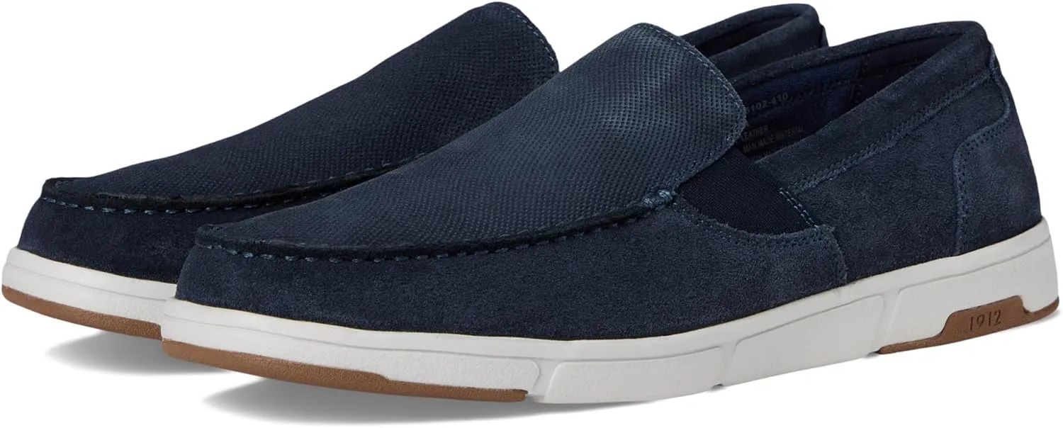 Nunn Bush Men's Luca Moccasin Toe Venetian Suede Slip-on Lightweight Comfortable Loafers