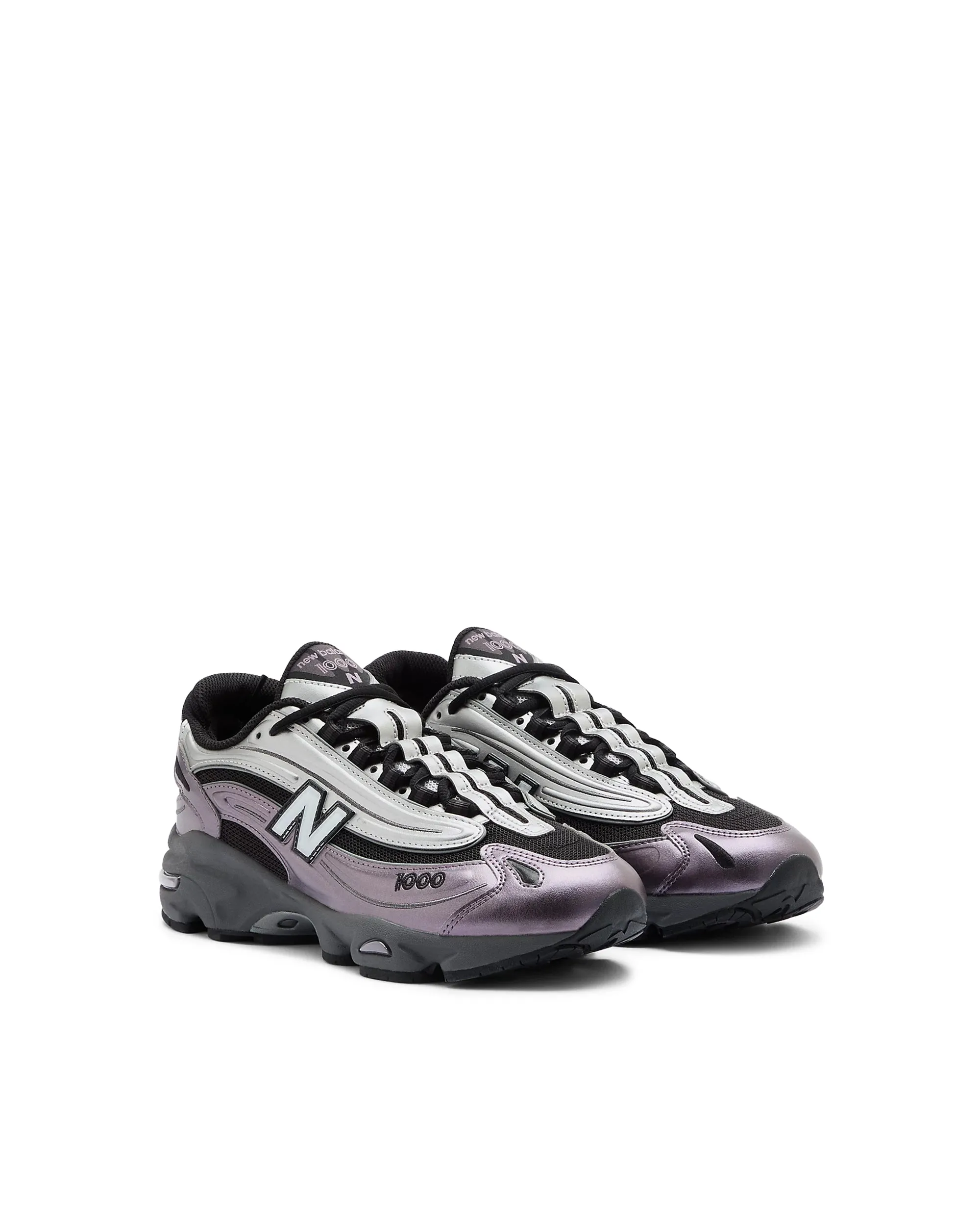 Ny balans Sneaker M1000 Dark Ice Wine/Gray/Metallic