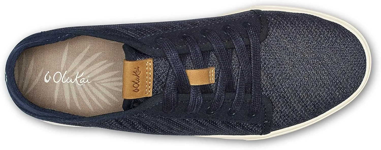 OLUKAI Pehuea Li Women's Lace-Up Sneakers, Casual Everyday Shoes with Drop-in Heel, Lightweight & Breathable Mesh Design, All-Day Comfort & Support