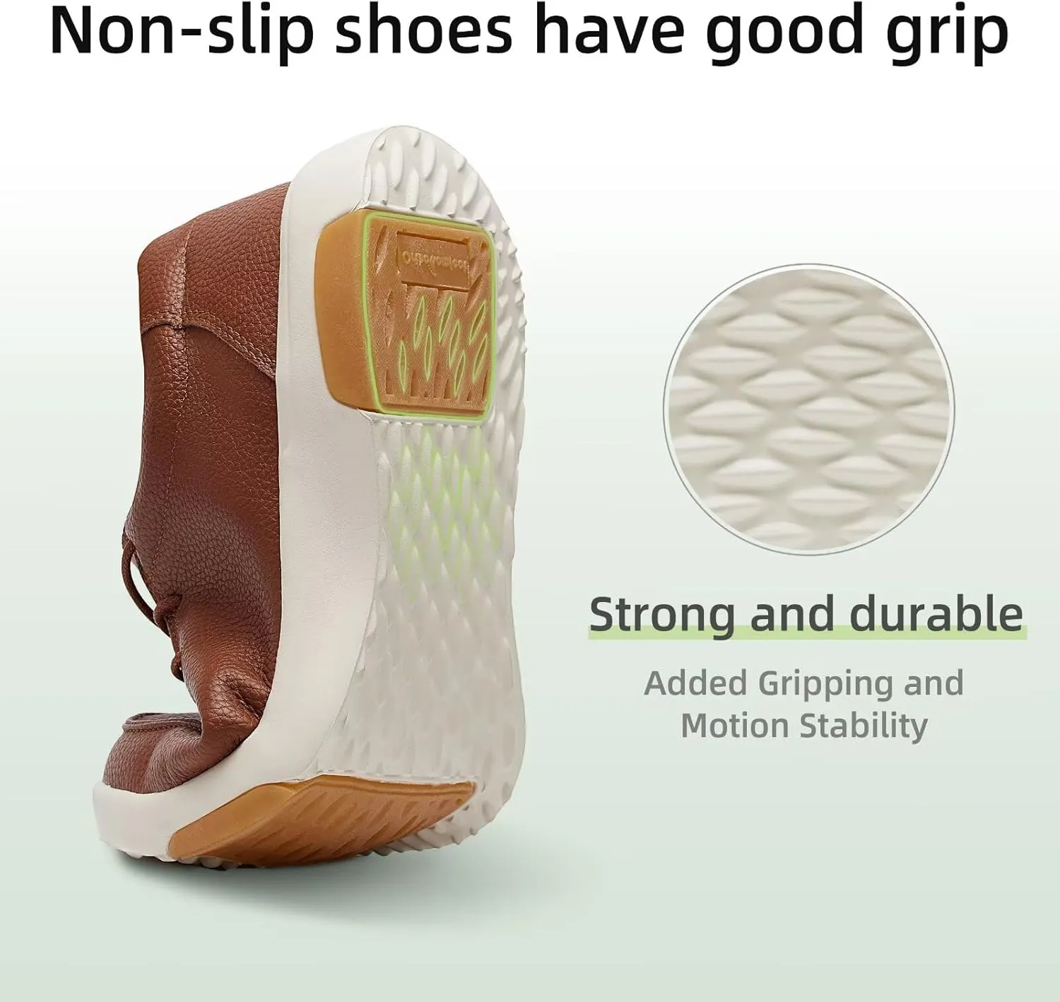 OrthoComfoot Men's Orthopedic Leather Dress Walking Shoes: Casual Plantar Fasciitis Fashion Sneakers with Arch Support, Comfortable Orthotic Business Work Oxfords for Foot and Heel Pain Relief