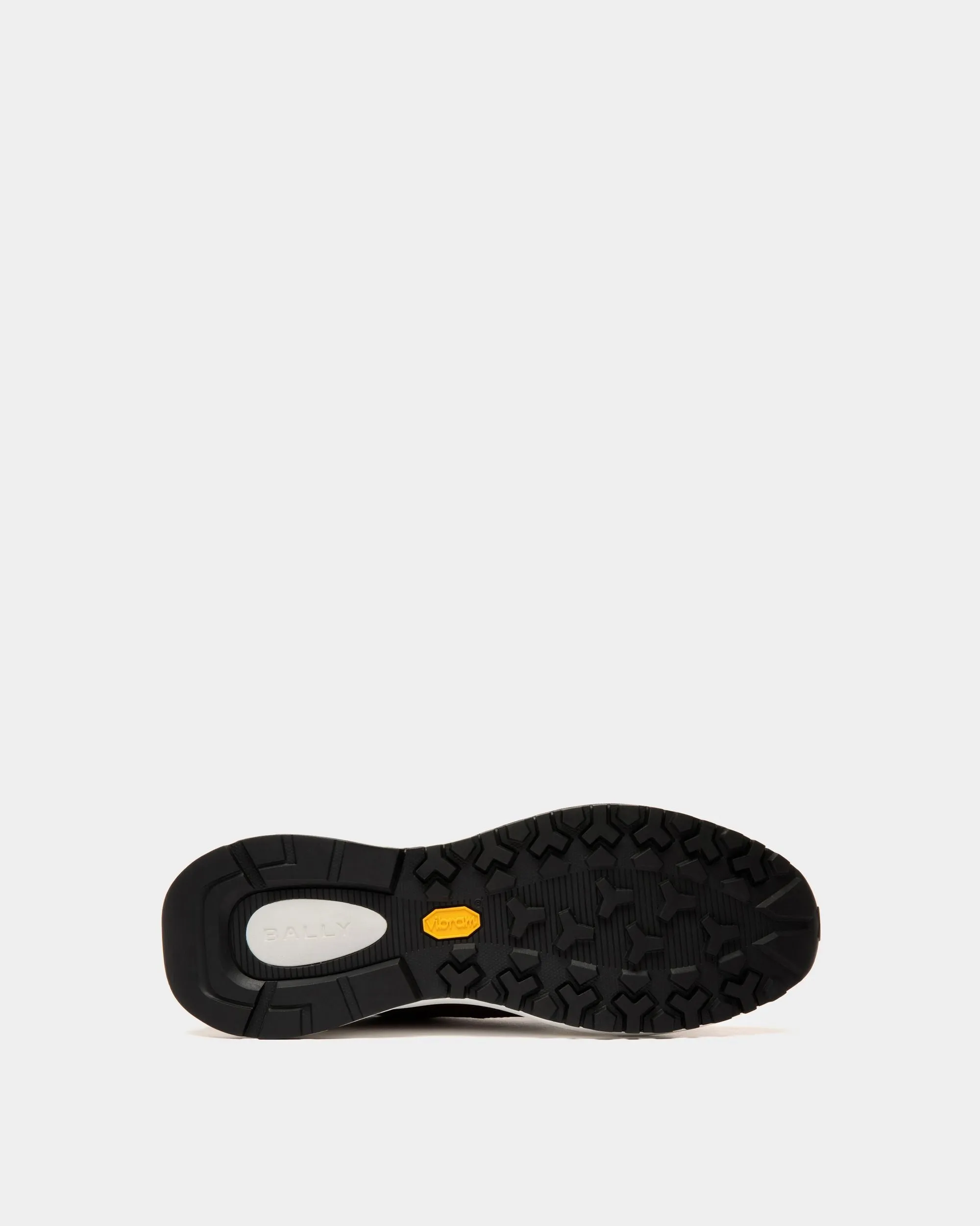 Outline Sneaker in Nylon and Leather