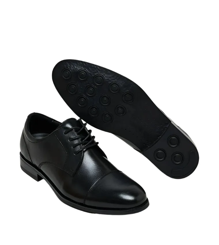 P-ISSACC BLACK LEATHER