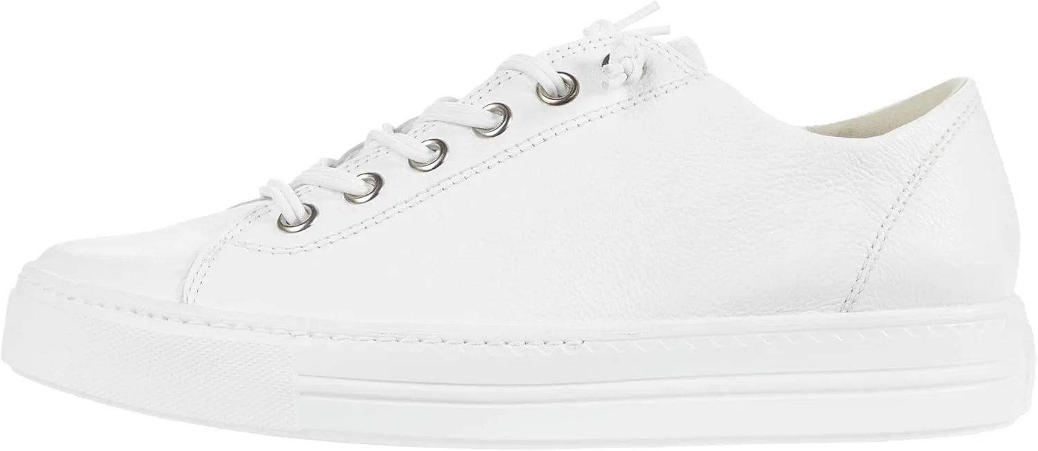 Paul Green Hadley Sneaker - Sneakers for Women - Leather Upper - Hand Stitched Detailing - Latex Outsole