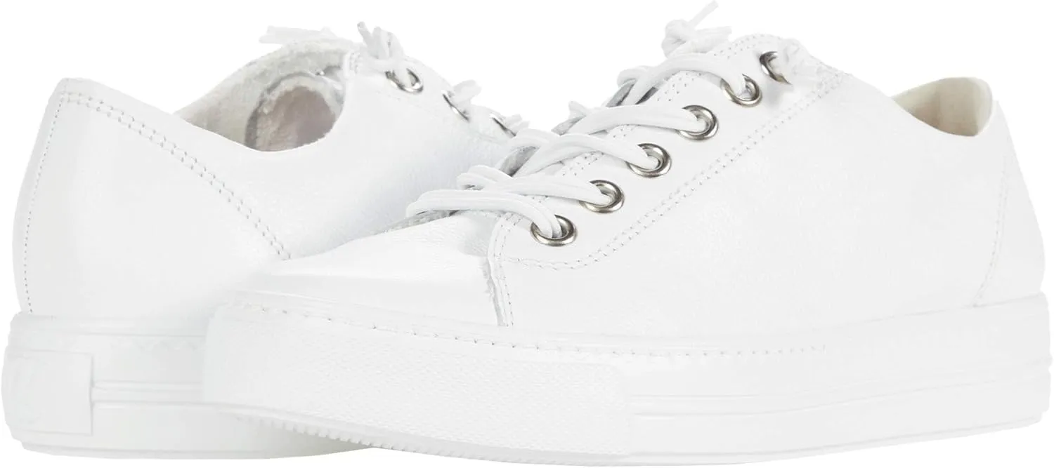 Paul Green Hadley Sneaker - Sneakers for Women - Leather Upper - Hand Stitched Detailing - Latex Outsole
