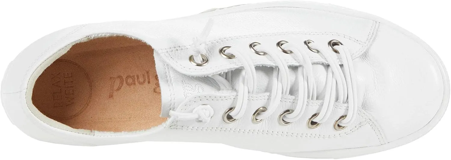 Paul Green Hadley Sneaker - Sneakers for Women - Leather Upper - Hand Stitched Detailing - Latex Outsole
