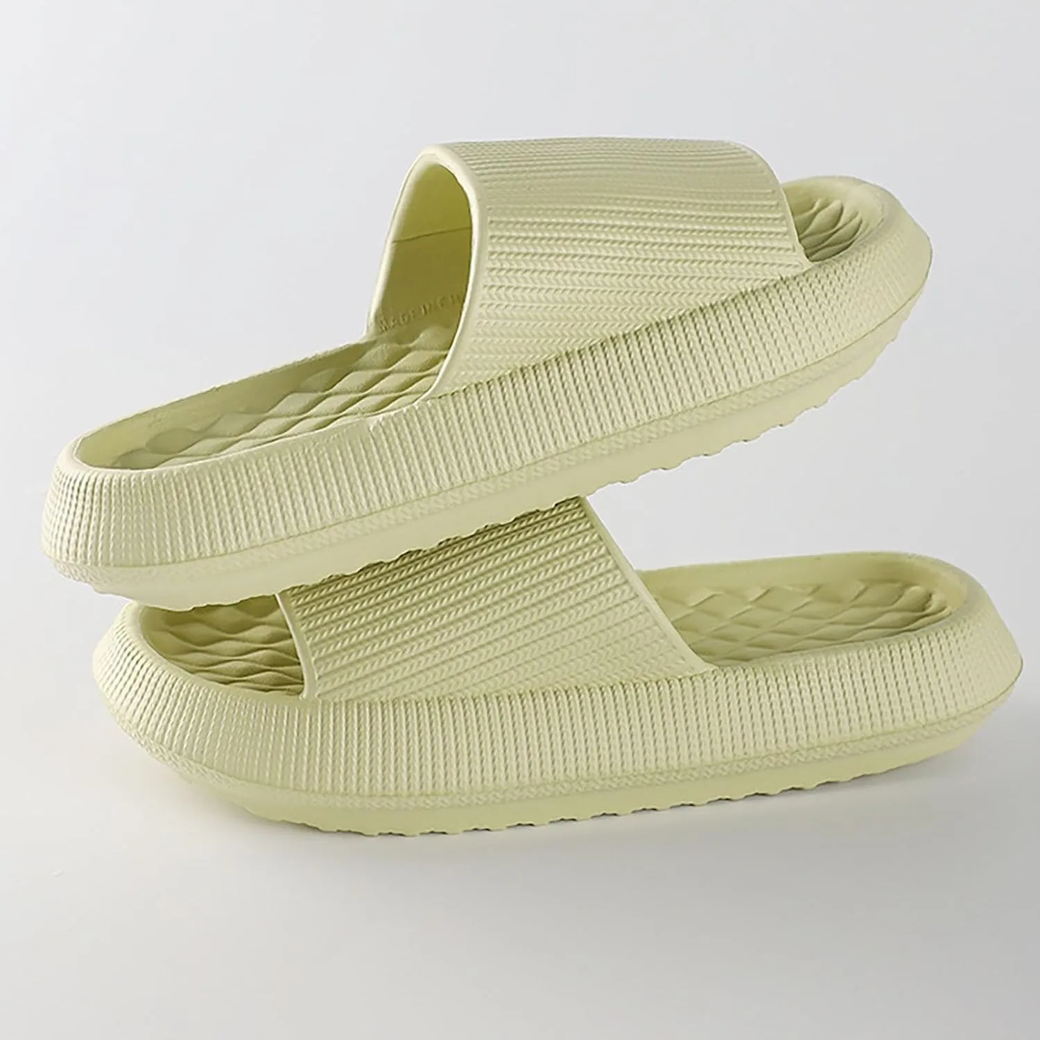 Pillow Slippers for Women Men Comfort EVA Non Slip Cloud House Slides Spa Bath Shower Sandals Summer Indoor Outdoor