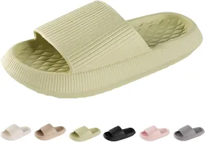 Pillow Slippers for Women Men Comfort EVA Non Slip Cloud House Slides Spa Bath Shower Sandals Summer Indoor Outdoor