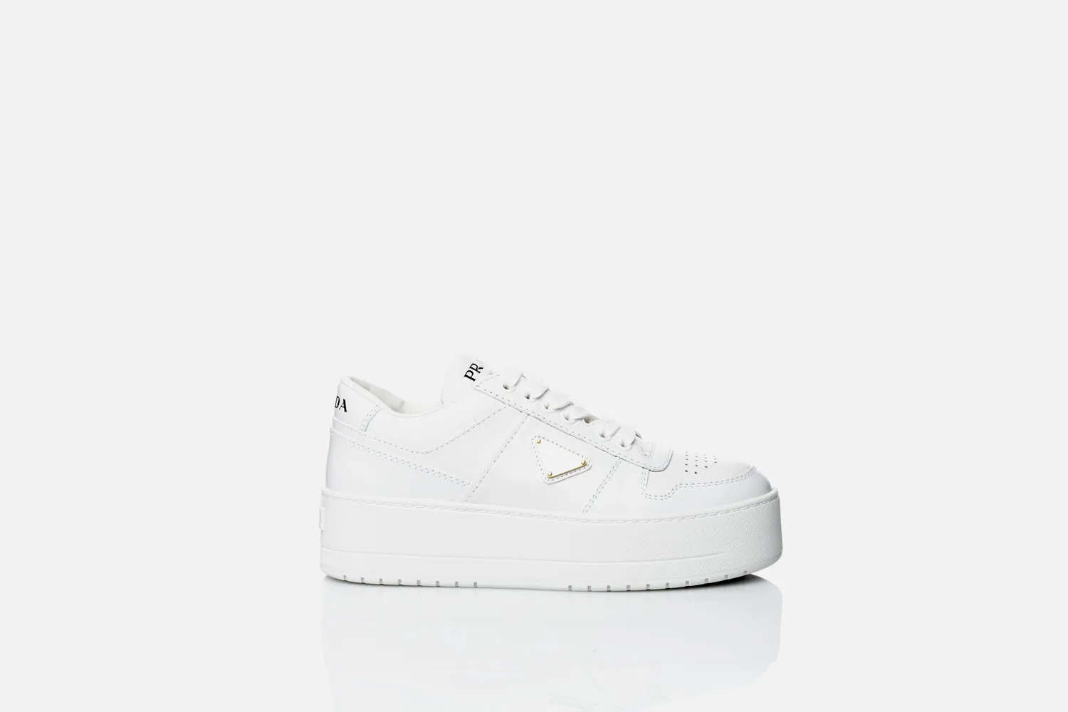 Prada Downtown Bold Leather Sneaker