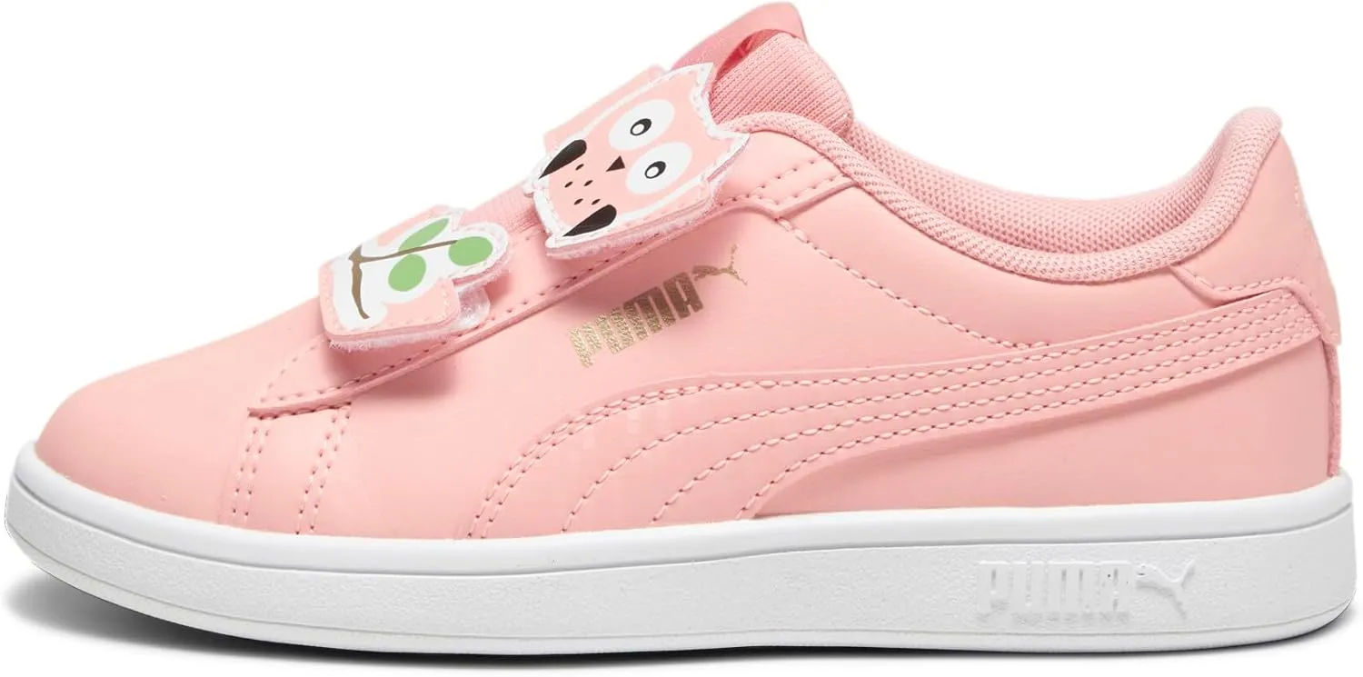 PUMA Unisex-Child Smash Hook and Loop Sneaker