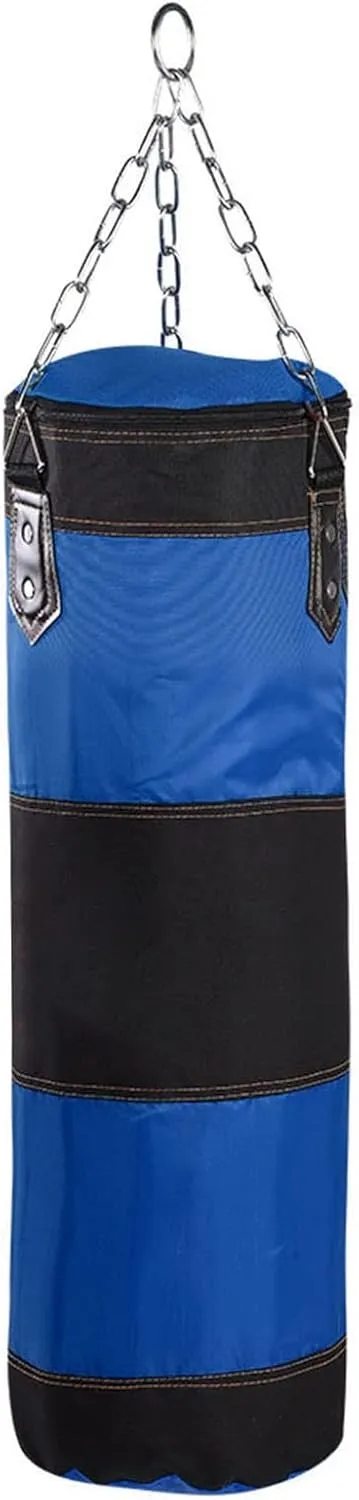 Punching Bag, Oxford Cloth Sandbag, Refillable Heavy for Home Kickboxing Thai Training Gym Muay Thai Training