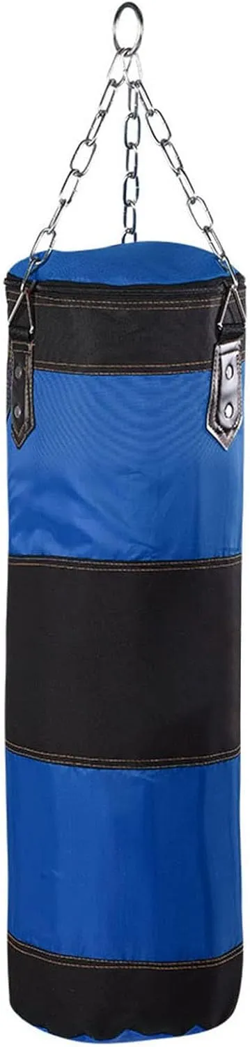 Punching Bag, Oxford Cloth Sandbag, Refillable Heavy for Home Kickboxing Thai Training Gym Muay Thai Training