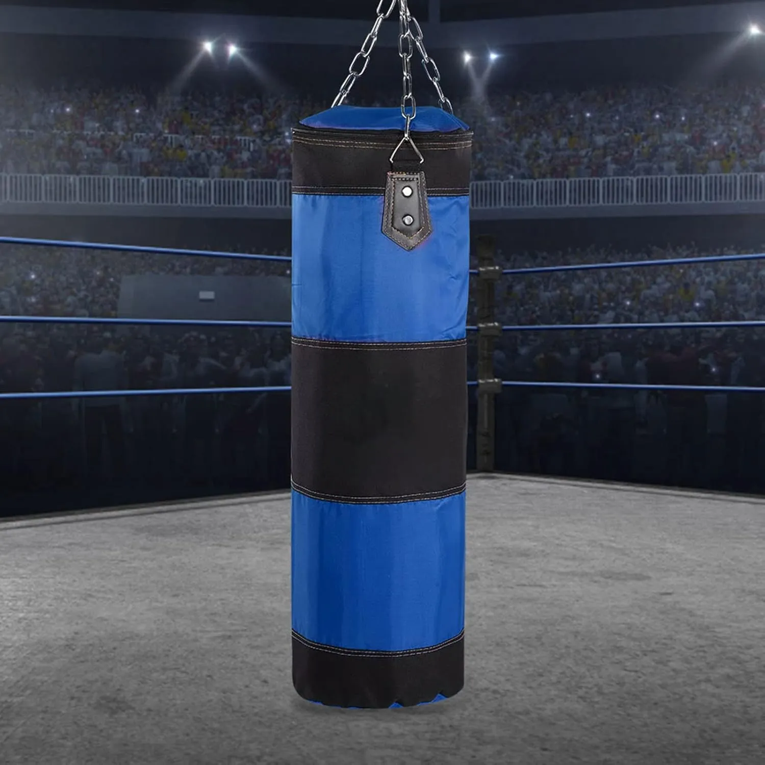 Punching Bag, Oxford Cloth Sandbag, Refillable Heavy for Home Kickboxing Thai Training Gym Muay Thai Training