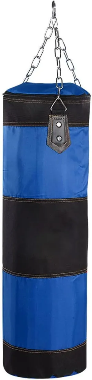 Punching Bag, Oxford Cloth Sandbag, Refillable Heavy for Home Kickboxing Thai Training Gym Muay Thai Training