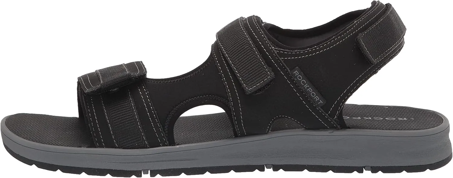 Rockport Men's Lucky Bay Sport 3 Strap Sandal
