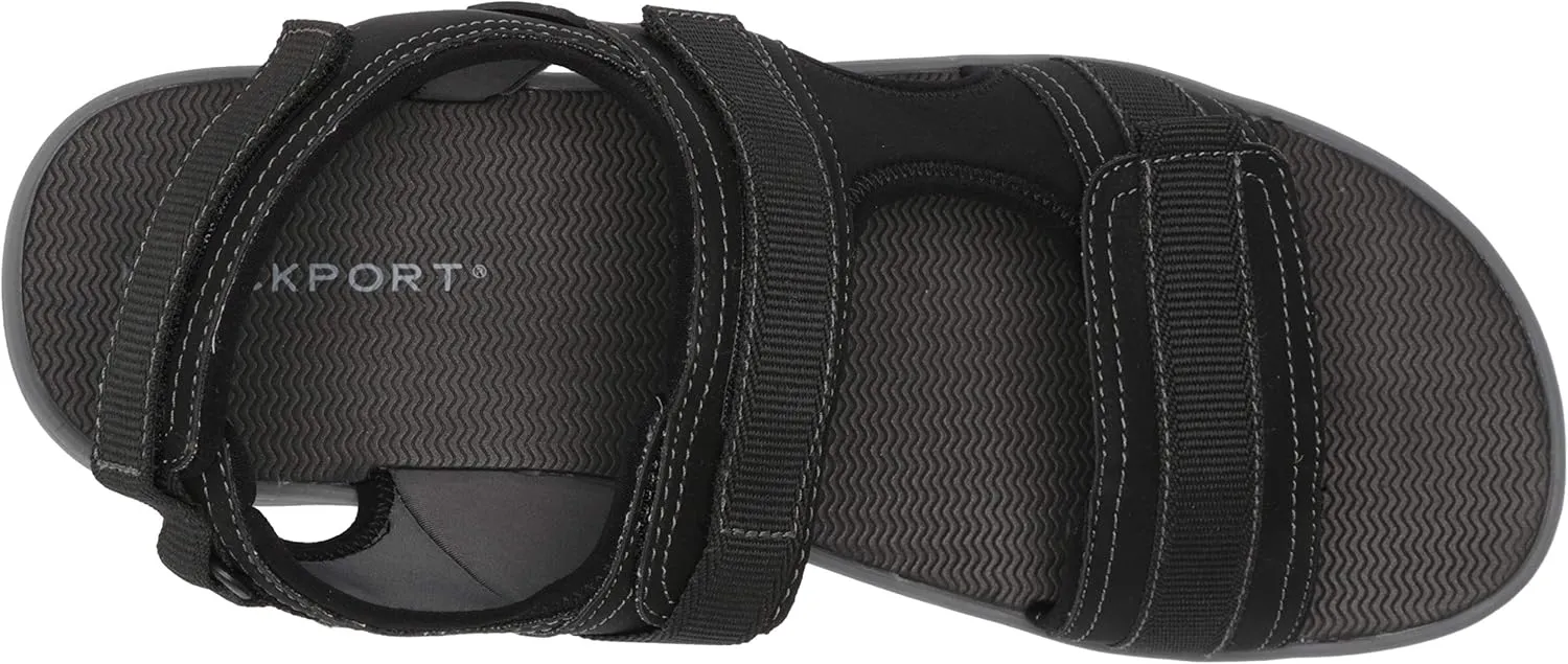 Rockport Men's Lucky Bay Sport 3 Strap Sandal