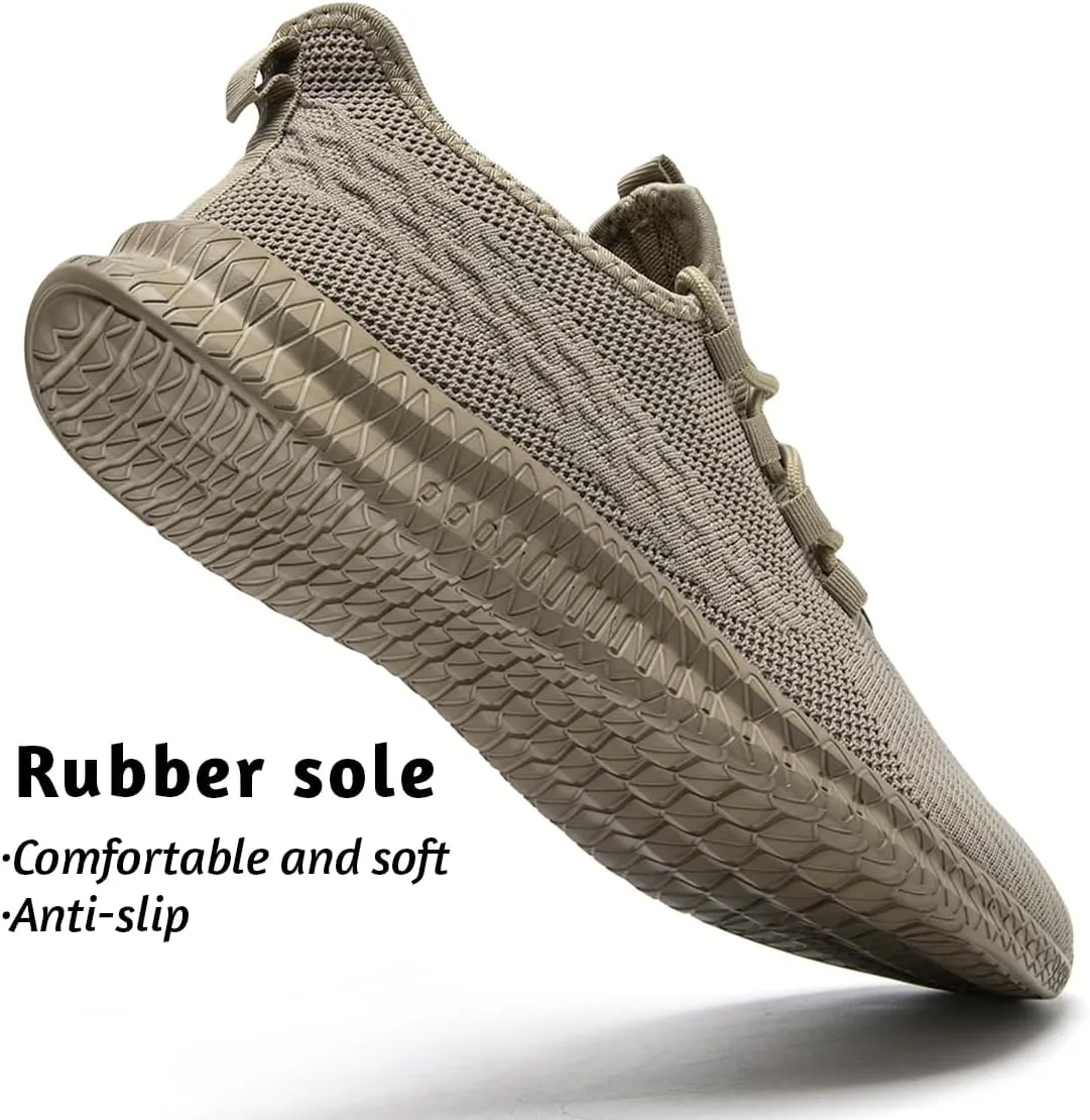 Running Shoes for Men Casual Slip on Tennis Walking Sneakers Lightweight Breathable Mesh Fashion Gym Athletic Sports Workout Shoes