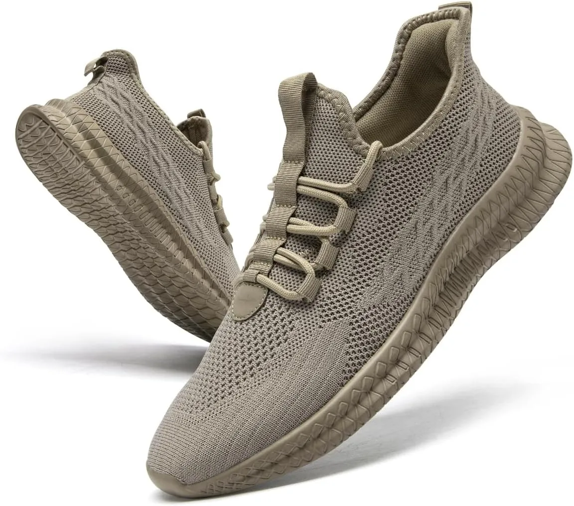 Running Shoes for Men Casual Slip on Tennis Walking Sneakers Lightweight Breathable Mesh Fashion Gym Athletic Sports Workout Shoes